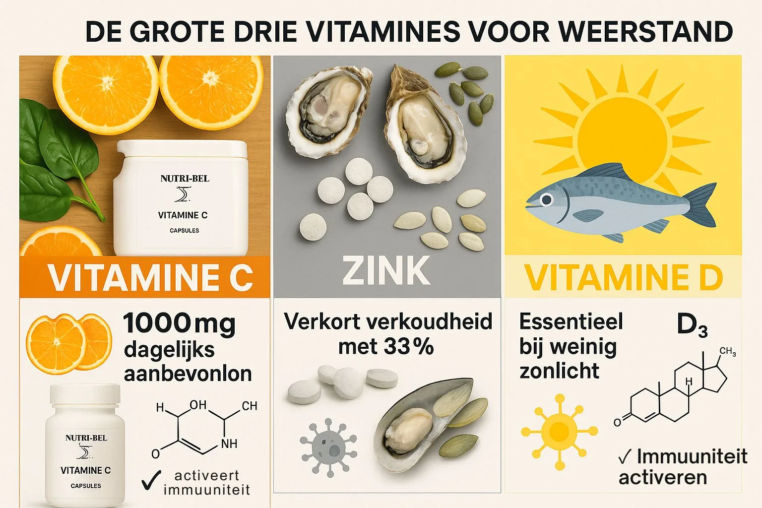 grote 3 vitaminen weerstand boosten