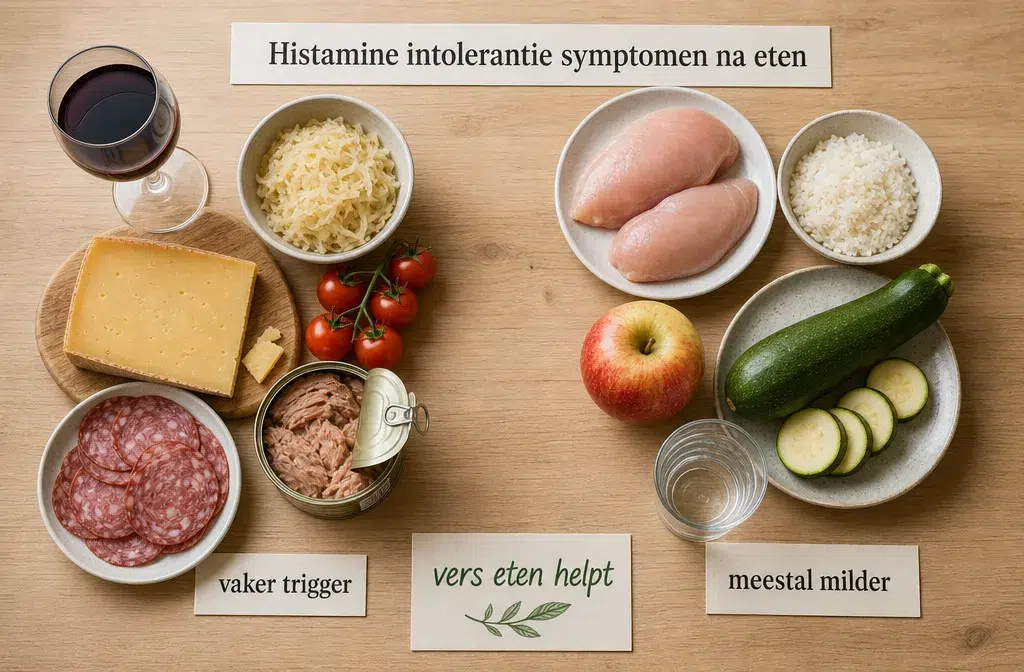 Welke voedingsmiddelen triggeren het vaakst histaminereacties?