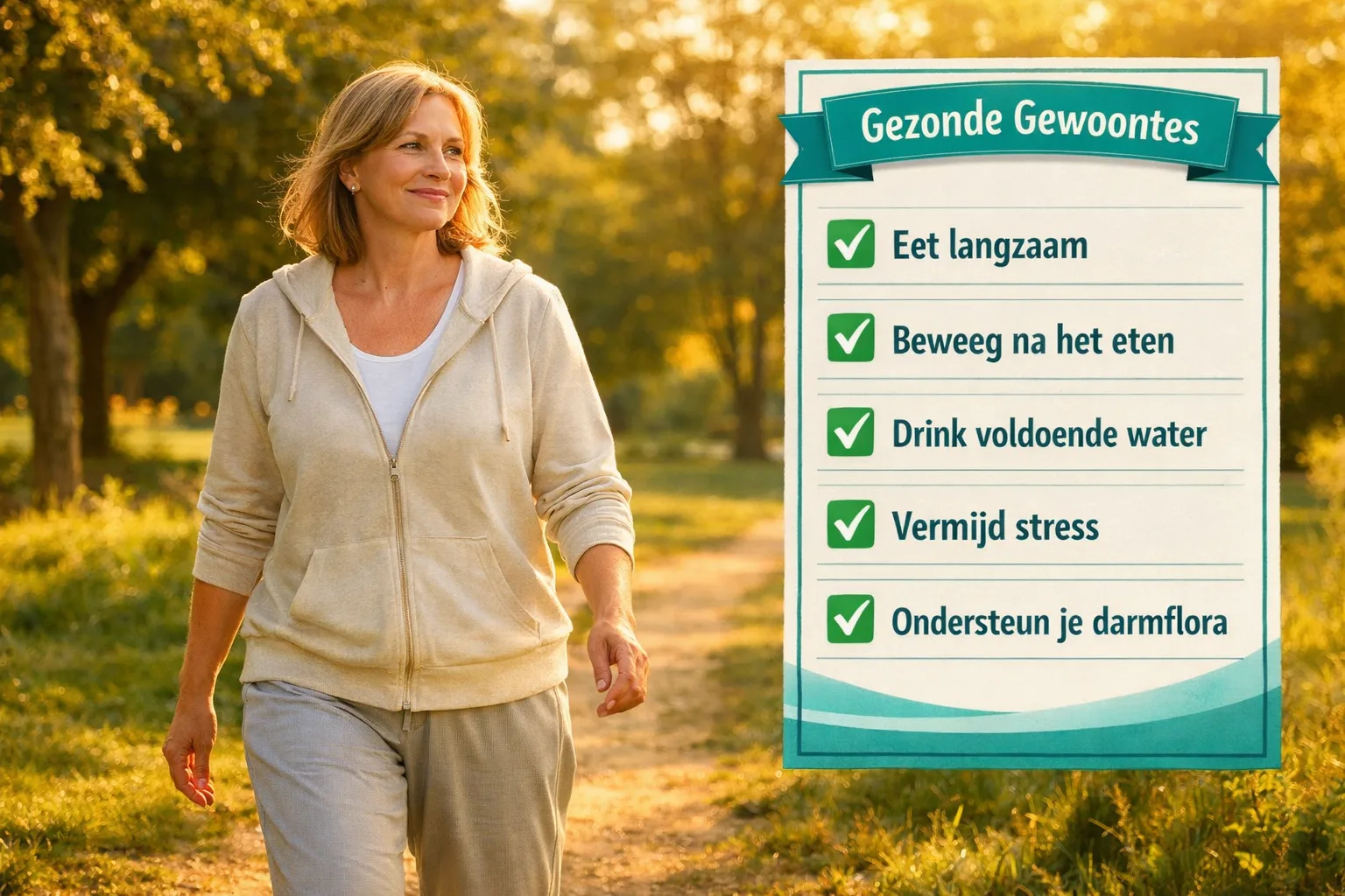 gezonde gewoontes door de darmflora