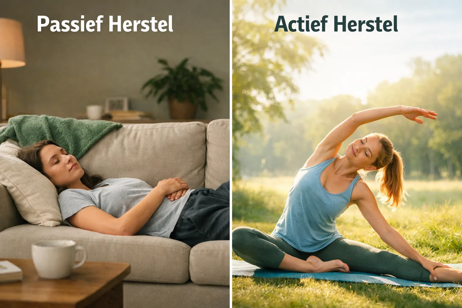 passief herstel vs actief herstel