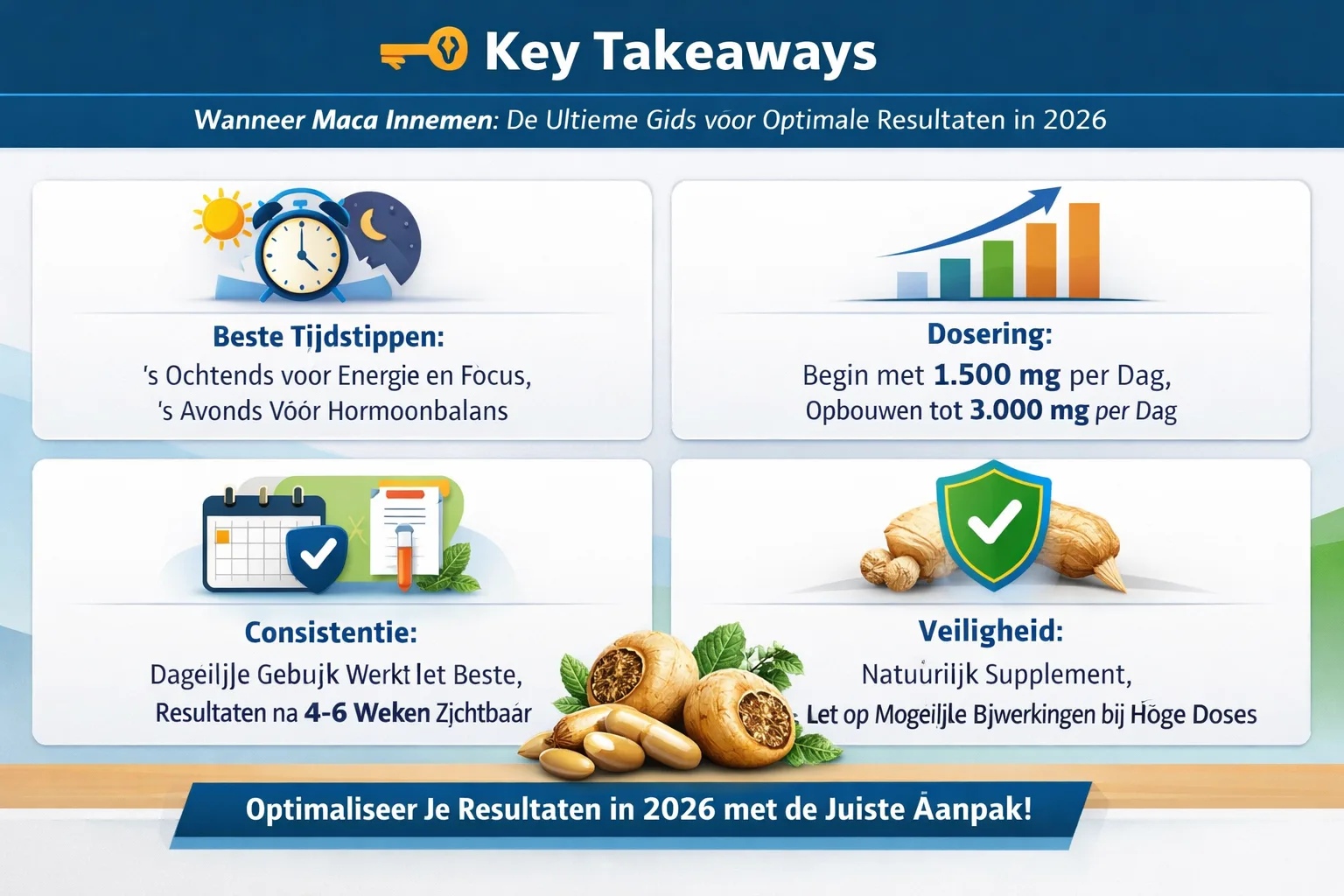 key takeaways maca