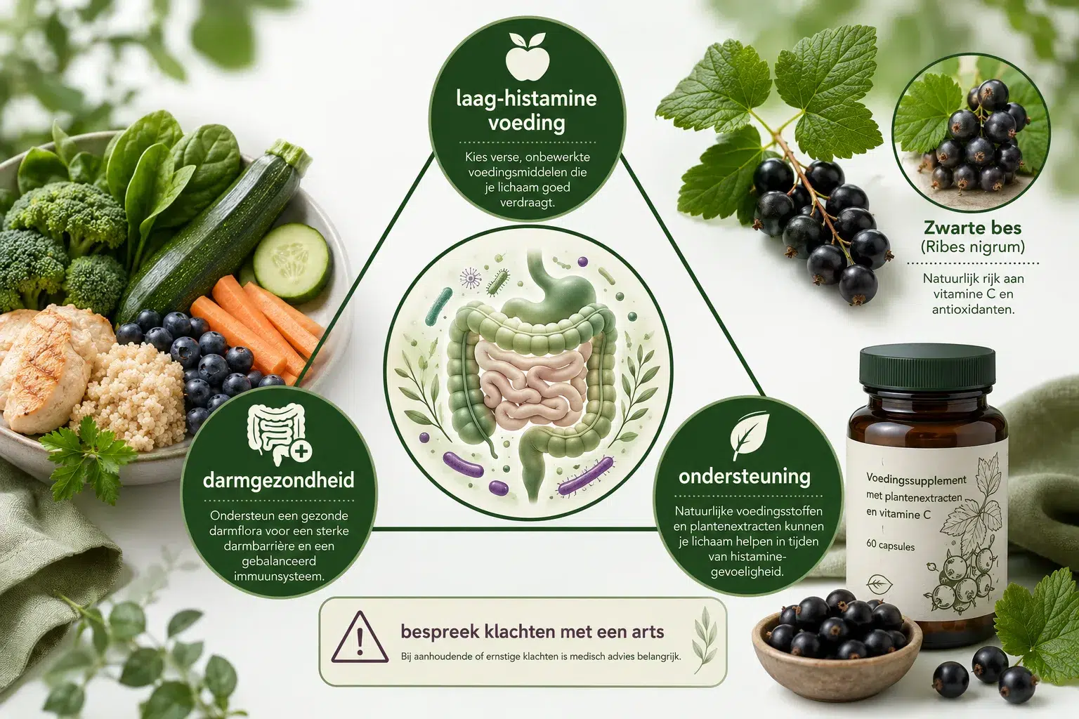 Kunnen supplementen of medicijnen helpen om histaminesymptomen te verminderen?