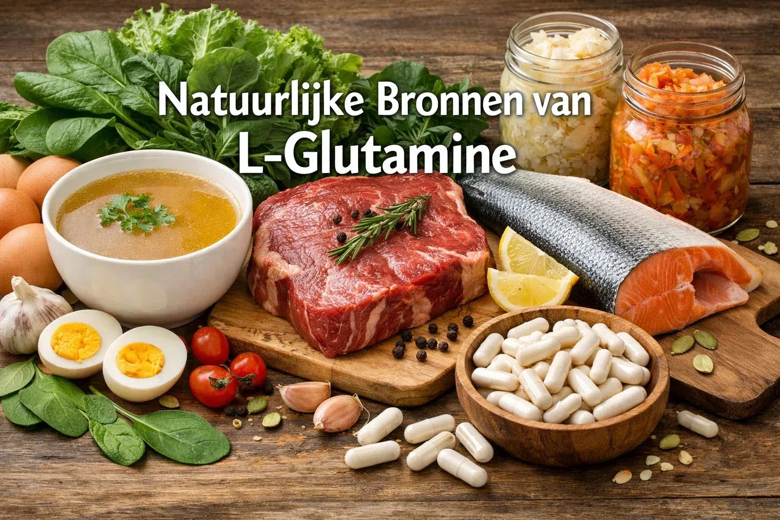 natuurlijke bronnen van l-glutamine