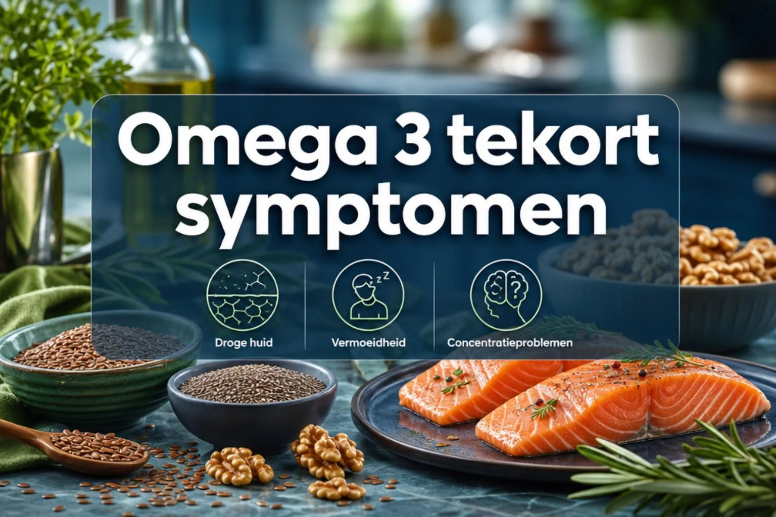 Omega 3 tekort symptomen: zo herken je een tekort en wat kun je doen