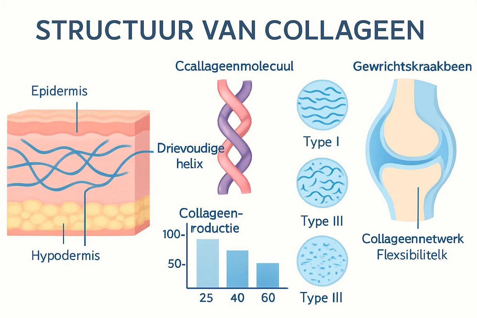 structuur van collageen