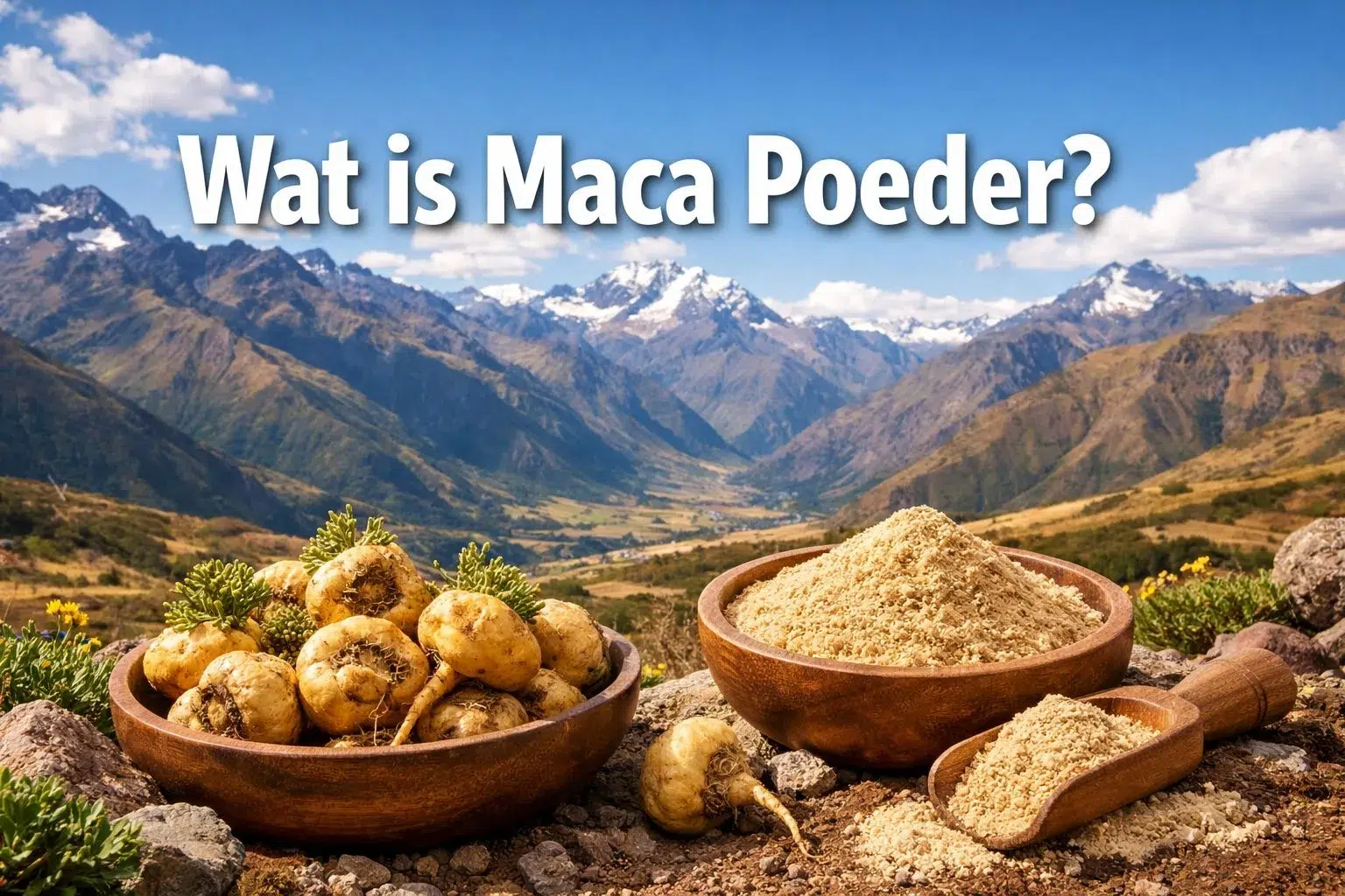 Wat is Maca Poeder? Alles Over Dit Peruaanse Superfood